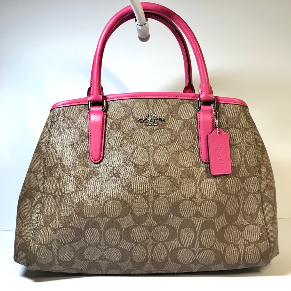 Coach SMALL MARGOT CARRYALL IN SIGNATURE